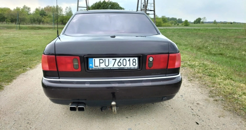Audi A8 cena 9500 przebieg: 400000, rok produkcji 1999 z Gorlice małe 121